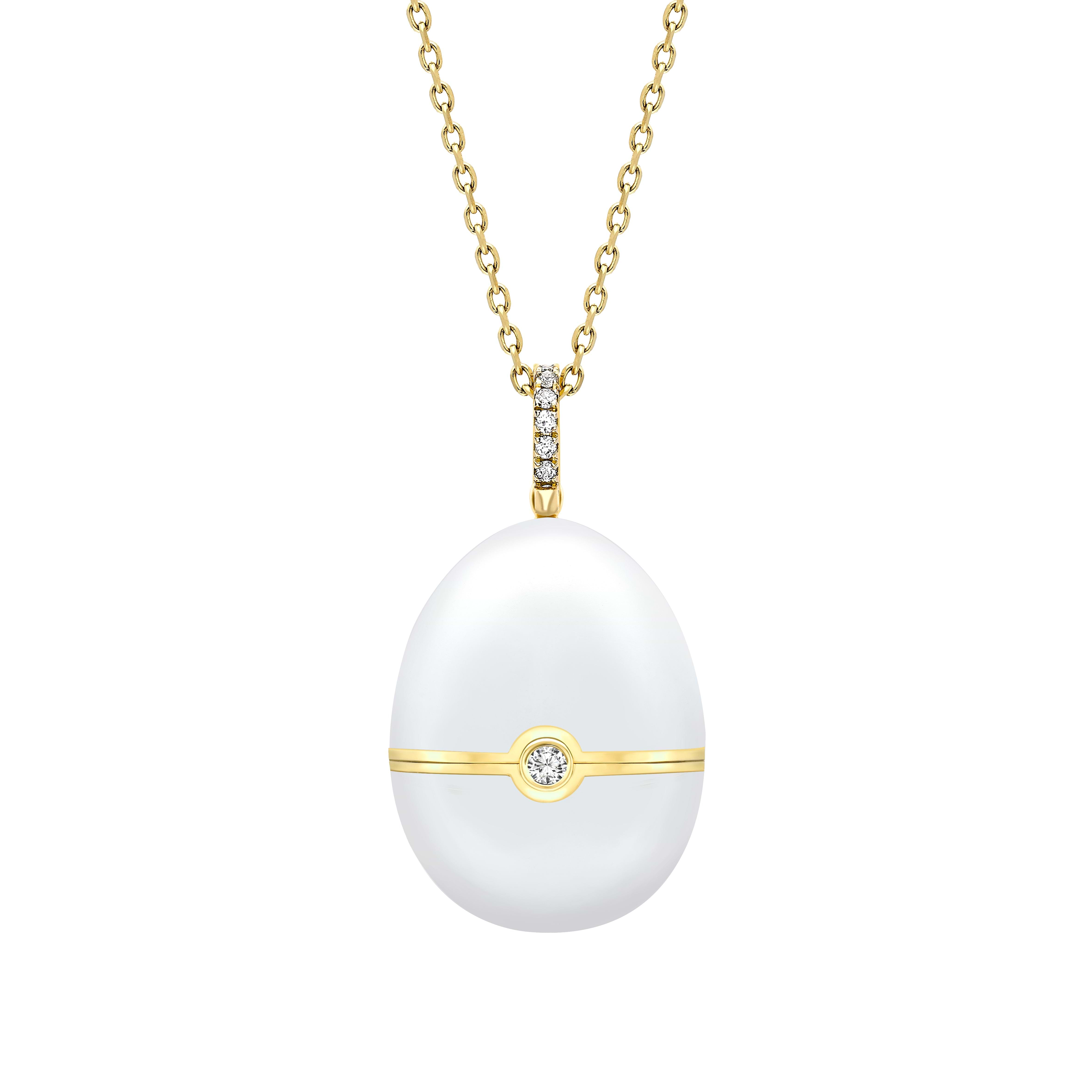 The Fabergé №1 Enamel Egg Pendant | Fabergé