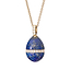 Fabergé Heritage Forever Lapis Lazuli Pendant in 18k yellow gold with diamonds.