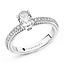 Love by Fabergé Diamond Pavé Ring in platinum featuring white diamonds, priced at €11,000 excluding taxes and duties.