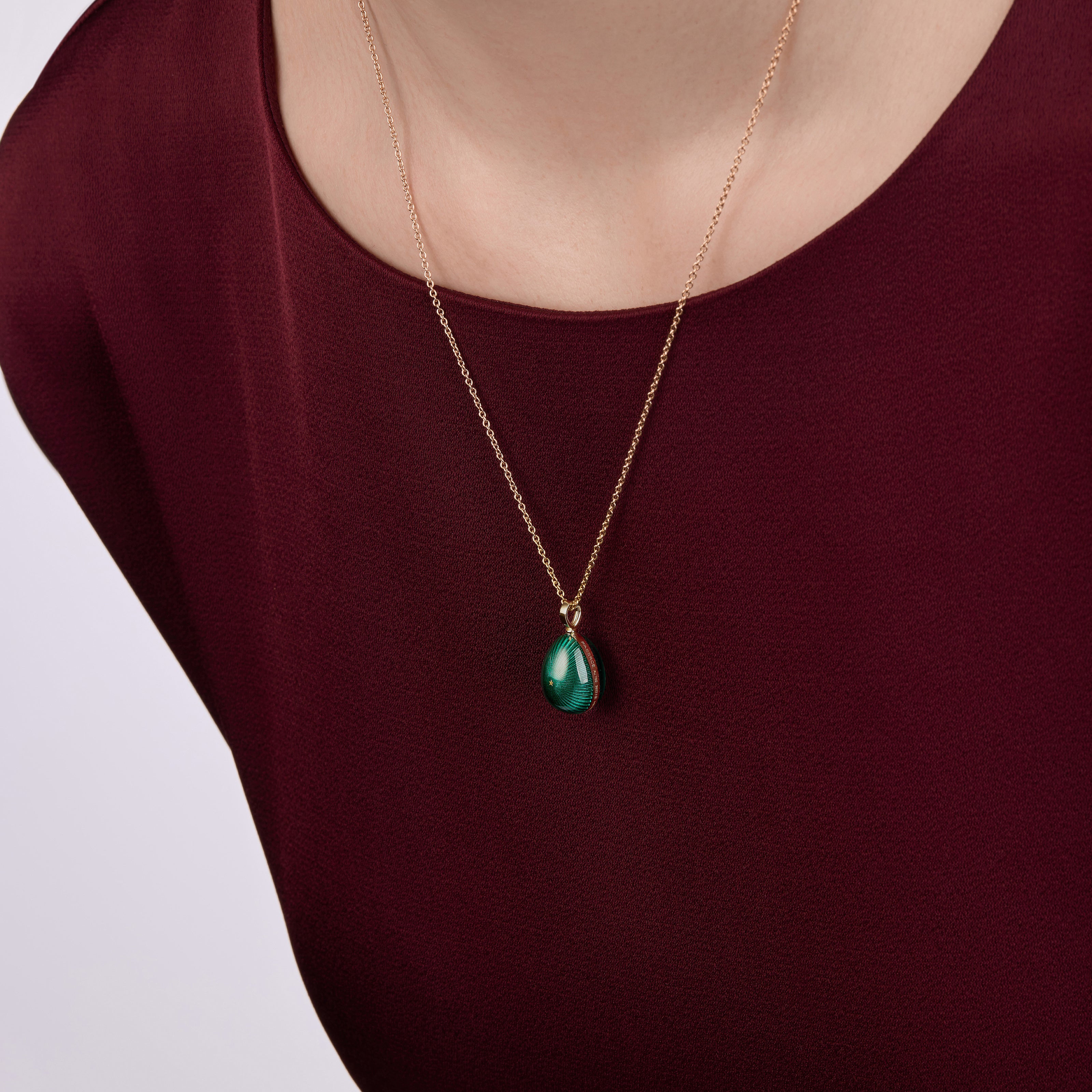 Forever Starburst Egg Pendant