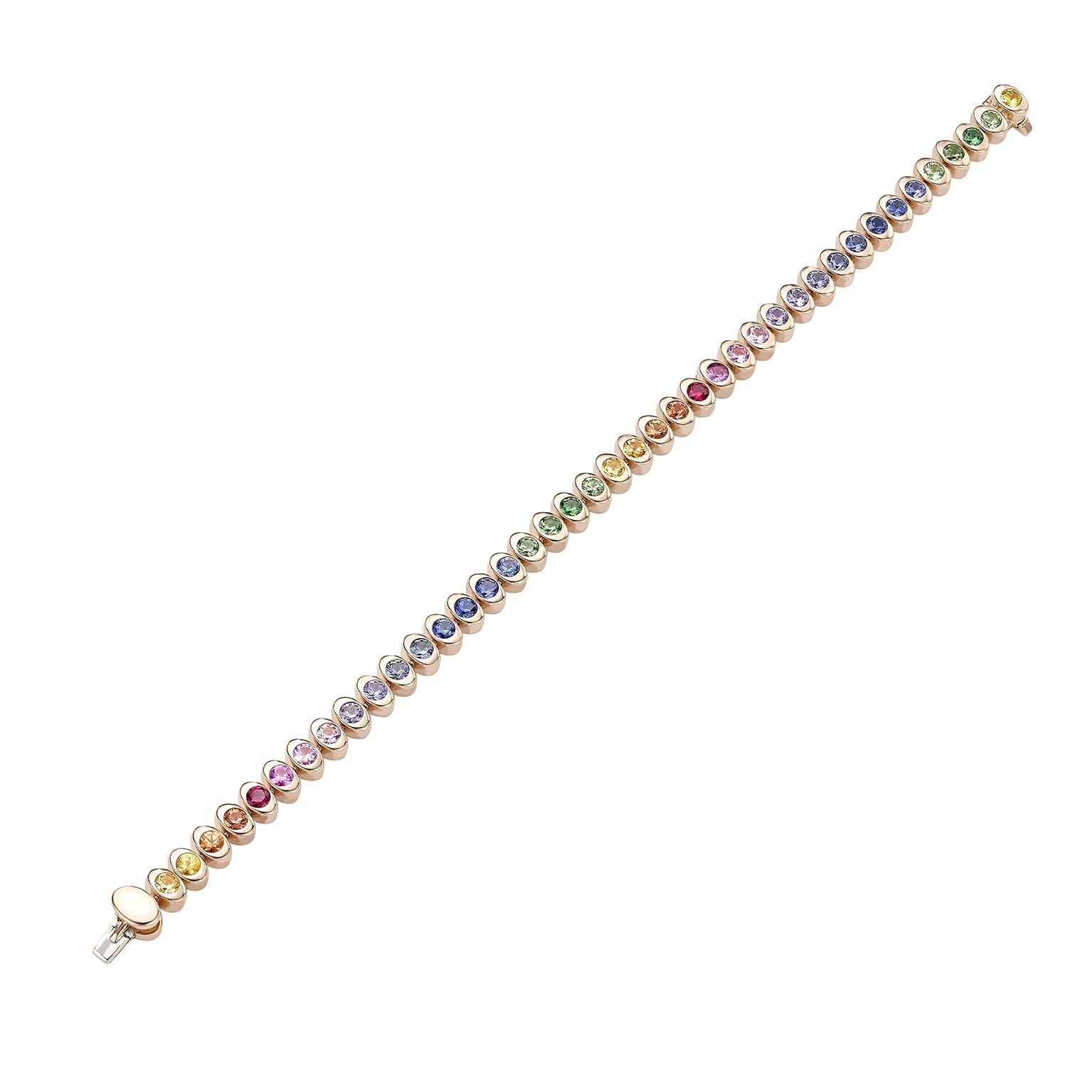 Colours of Love Cosmic Curve Rose Gold Rainbow Multicoloured Colours of Love Cosmic Curve Rose Gold Rainbow Multicoloured