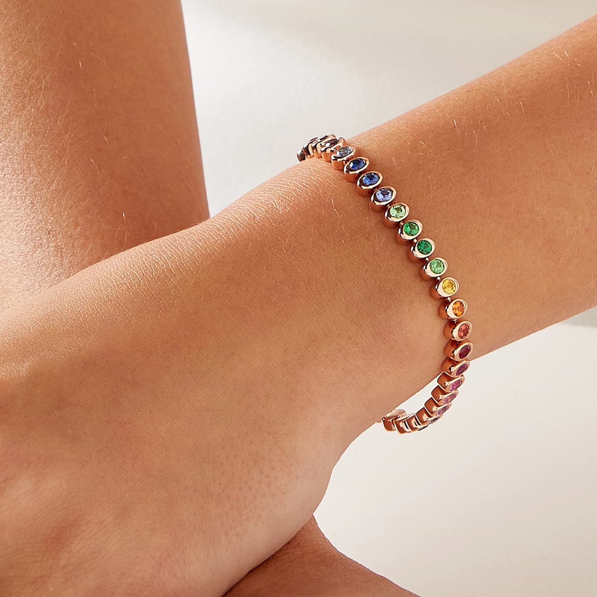 Colours of Love Cosmic Curve Rose Gold Rainbow Multicoloured Colours of Love Cosmic Curve Rose Gold Rainbow Multicoloured