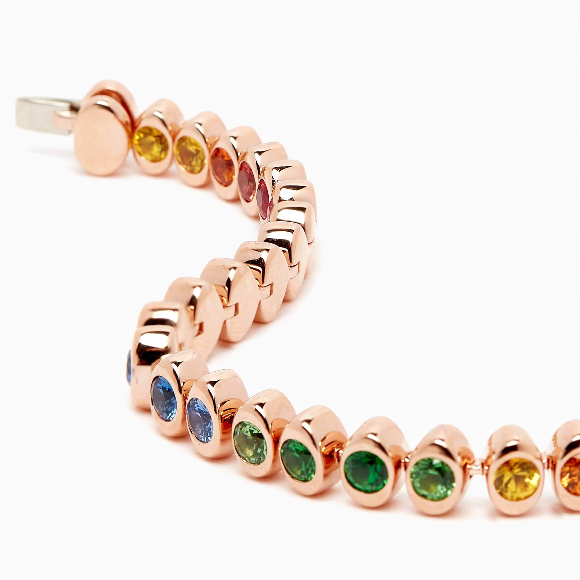 Colours of Love Cosmic Curve Rose Gold Rainbow Multicoloured Colours of Love Cosmic Curve Rose Gold Rainbow Multicoloured