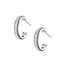 White Gold Fluted Hoop Earrings | Fabergé