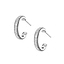 White Gold Fluted Hoop Earrings | Fabergé