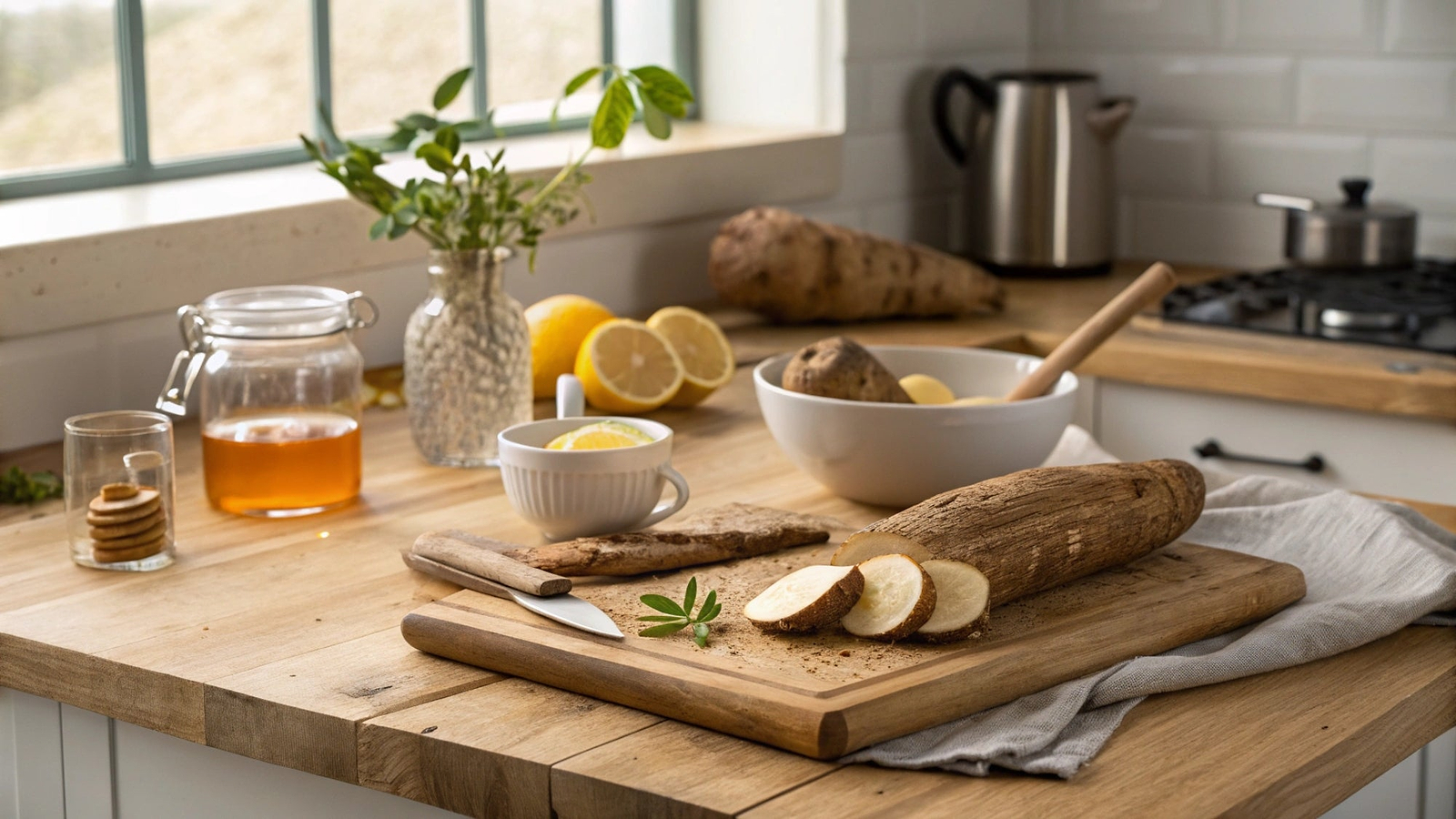 Image of Wild Yam Root Tea for Hormonal Balance