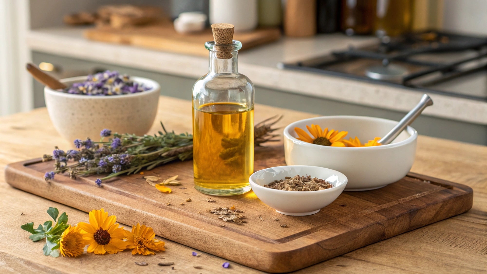 Image of Herbal-Infused Camelina Oil