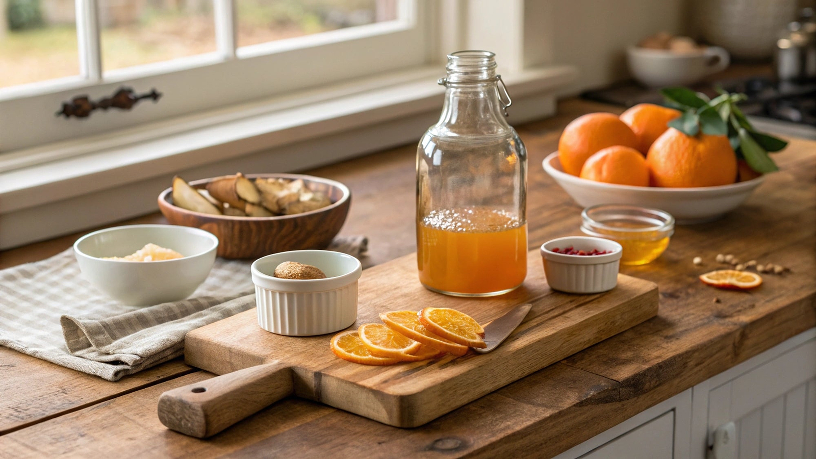 Image of Immune-Boosting Orange Peel Oxymel