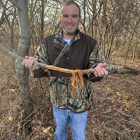 Daniel Morgan of Morgan's Ginseng and Herbs with Wild Cherry bark
