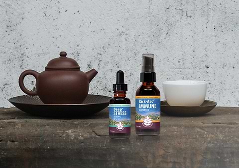 WishGarden Herbs Deep Stress and Kick-Ass Immune Activator