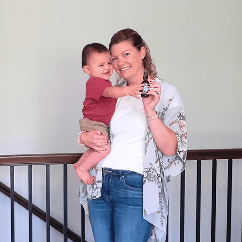 Lindsey Wagner with WishGarden Herbs Cramp Release