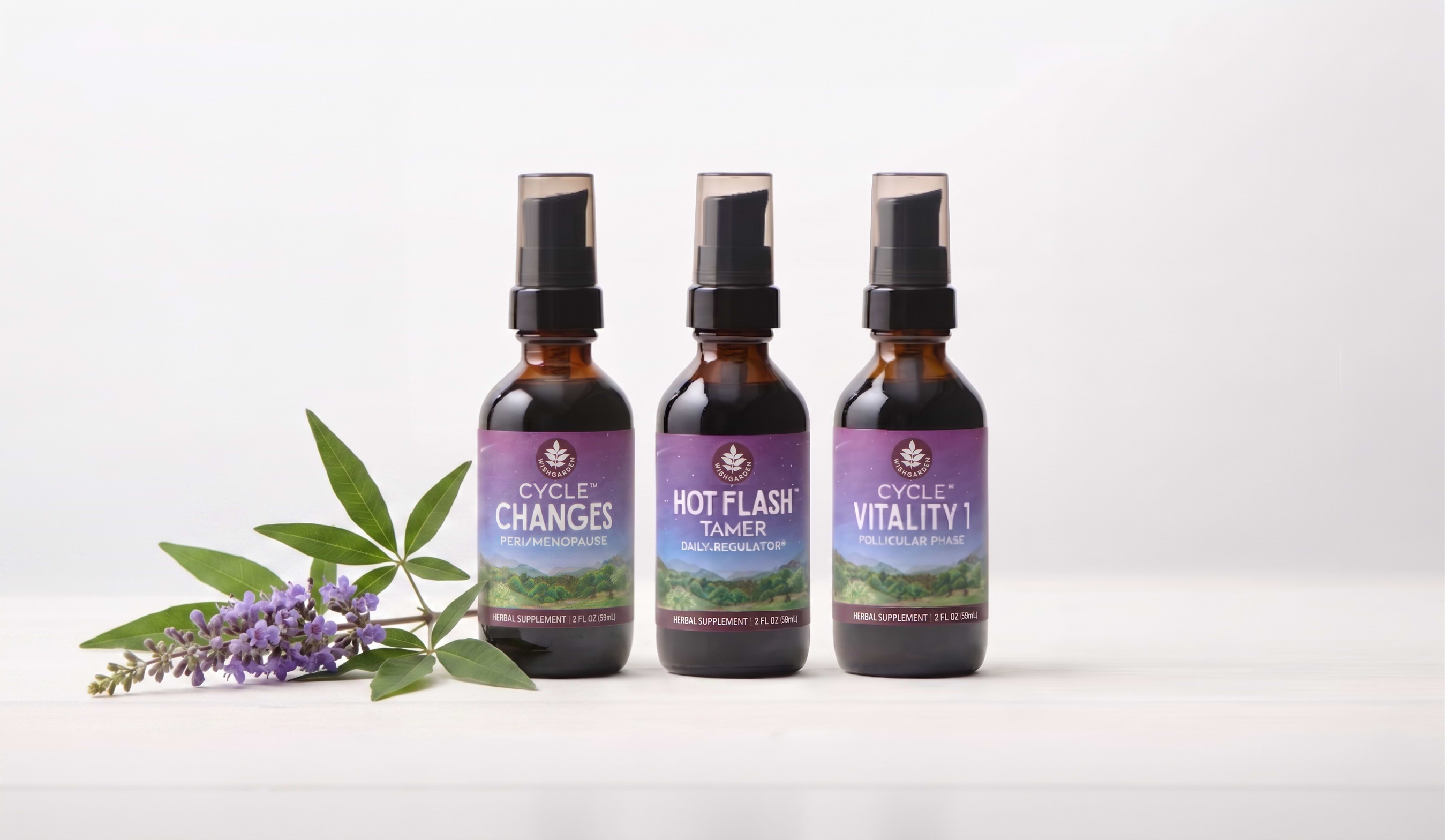 lineup of Wishgarden herbs allergy product line