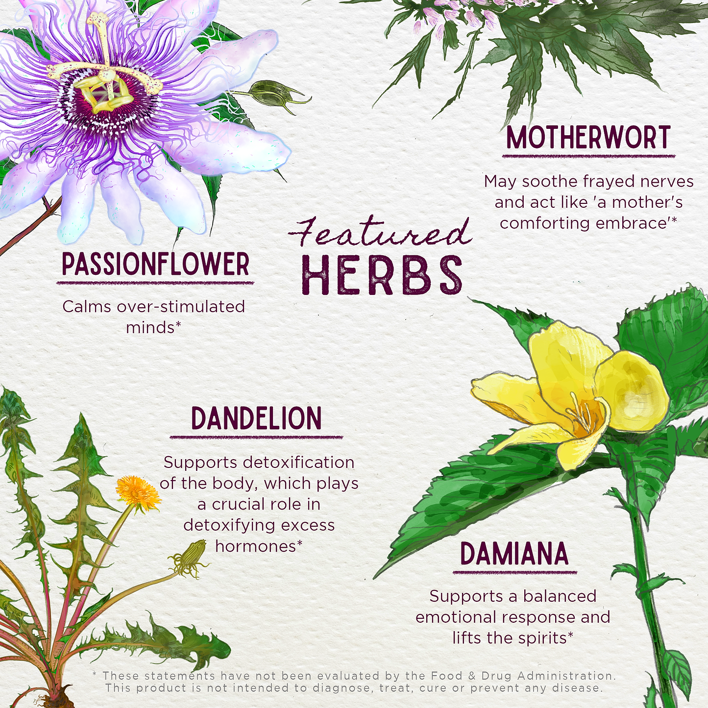 Featured Herbs in Postpartum Emotional Baby Blues