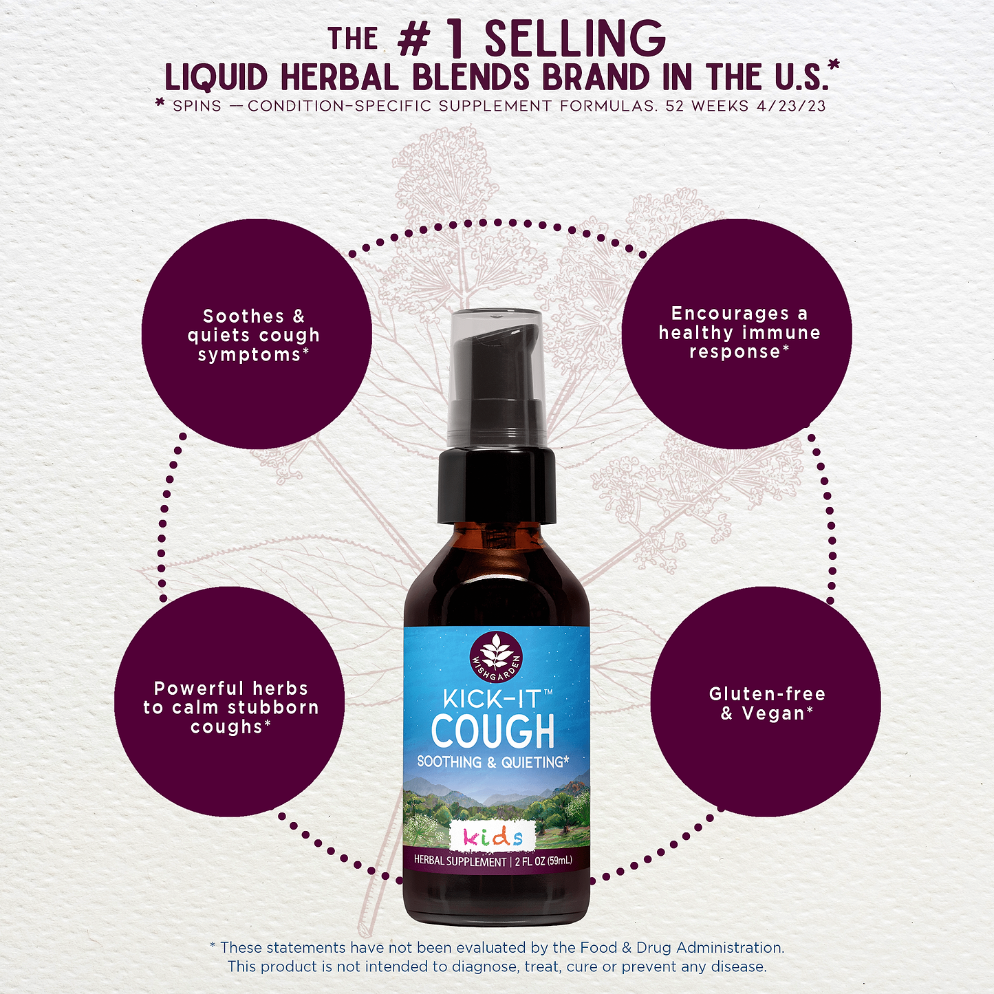 Benefits of Kick-It Cough Soothing & Quieting For Kids