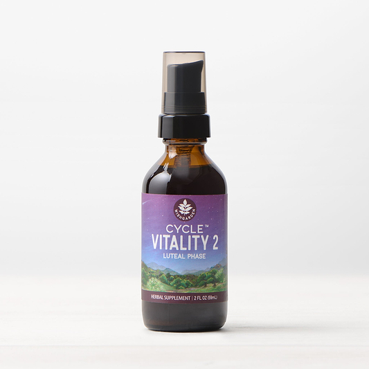 Cycle Vitality 2 Luteal Phase - Progesterone Support 2oz Pump