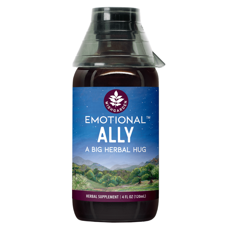 Emotional Ally: A Big Herbal Hug 4oz Jigger Bottle