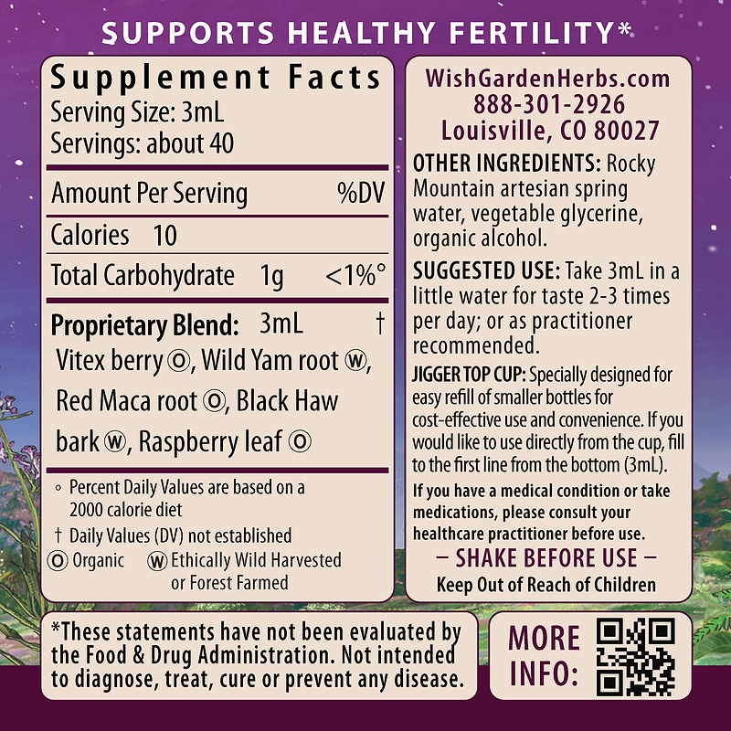 Fertility Prep Conception Support Ingredients & Supplement Facts