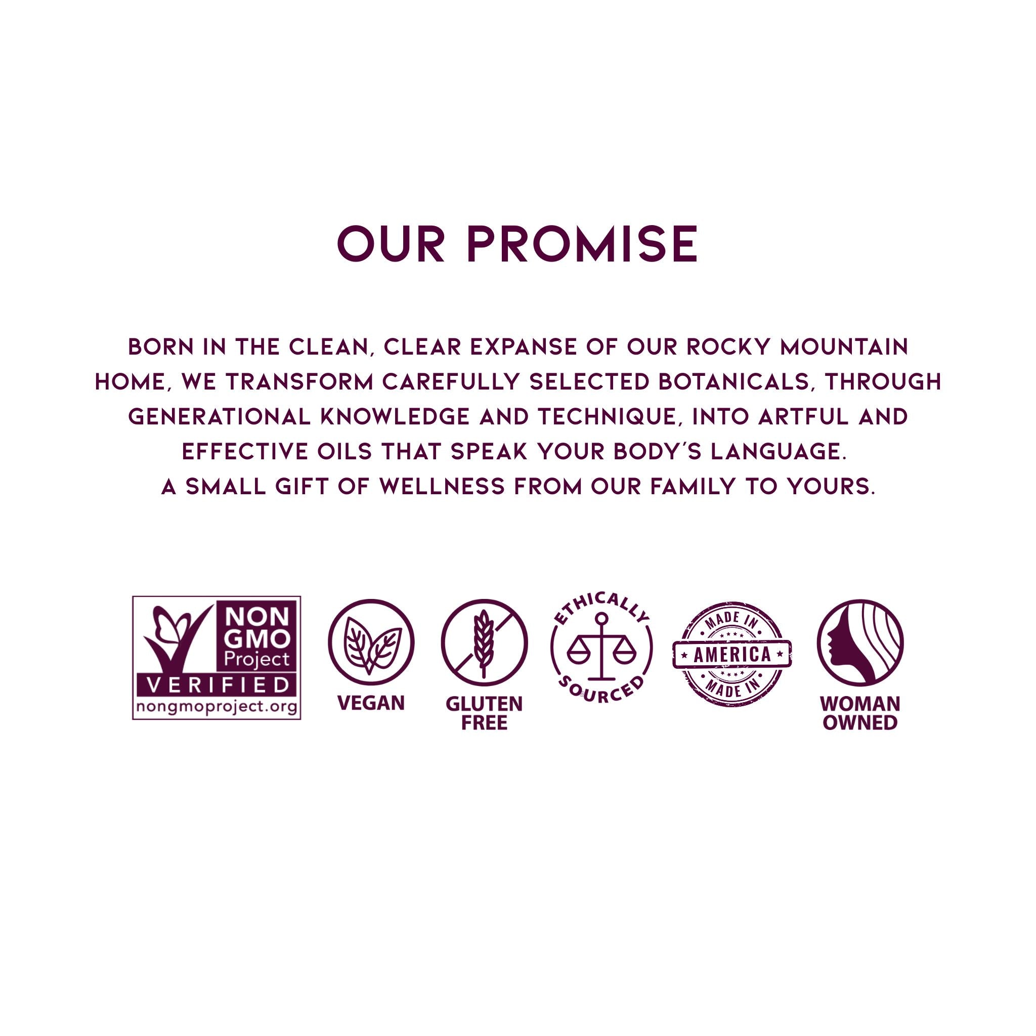 WishGarden Herbs Clean Ingredient Promise