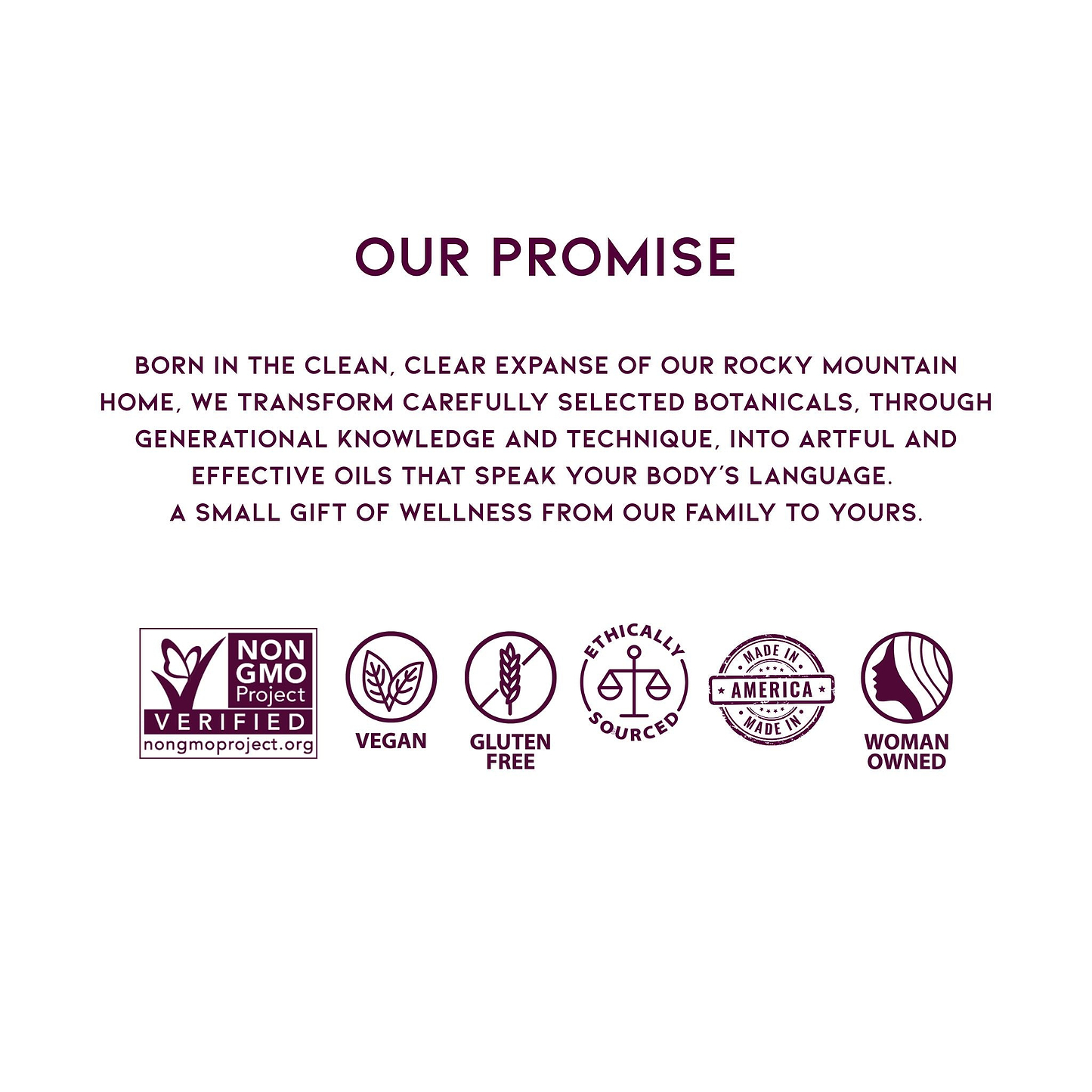 WishGarden Herbs Clean Ingredient Promise