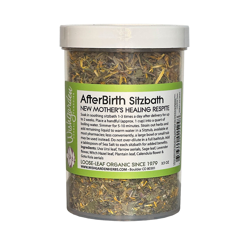 AfterBirth Sitzbath New Mother's Healing Respite 3.5oz Jar