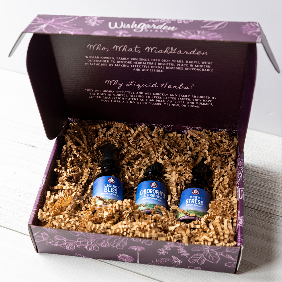 WishGarden Gift Box + Recycled Crinkle Paper