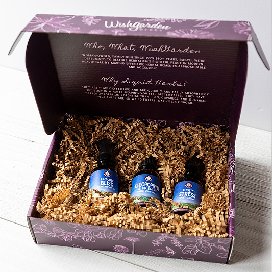 WishGarden Gift Box + Recycled Crinkle Paper