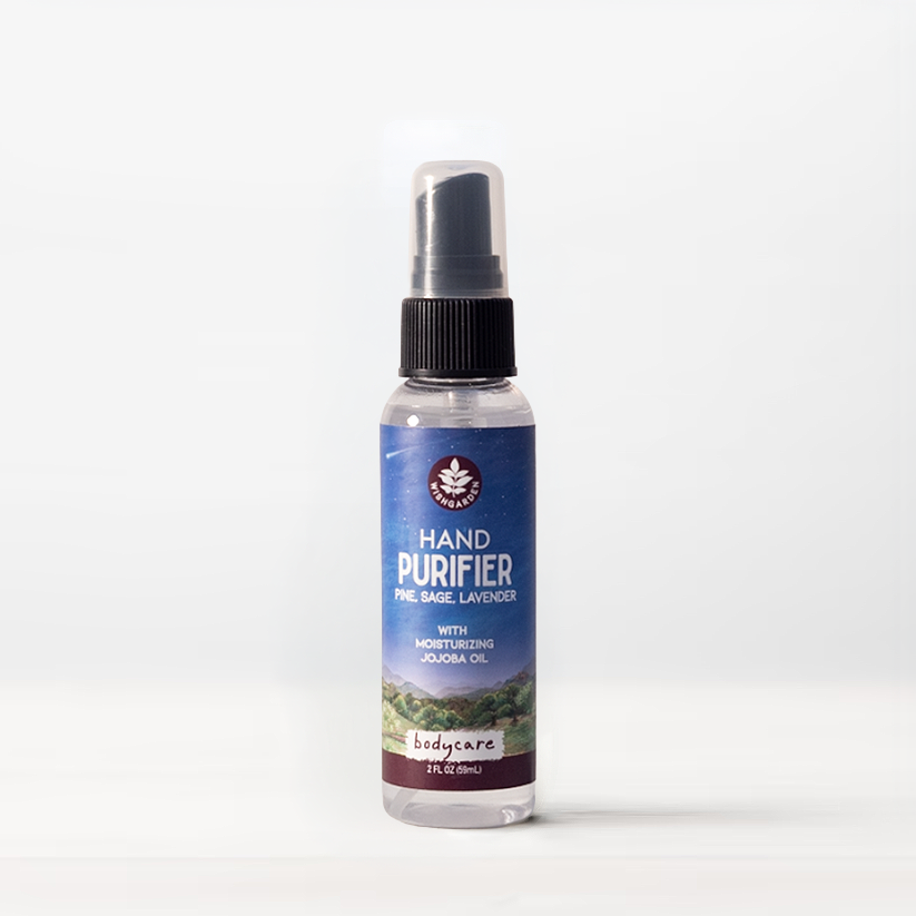 Hand Purifier with Pine, Sage Lavender and moisturizing Jojoba oil