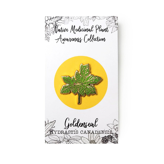 Goldenseal Enamel Pin