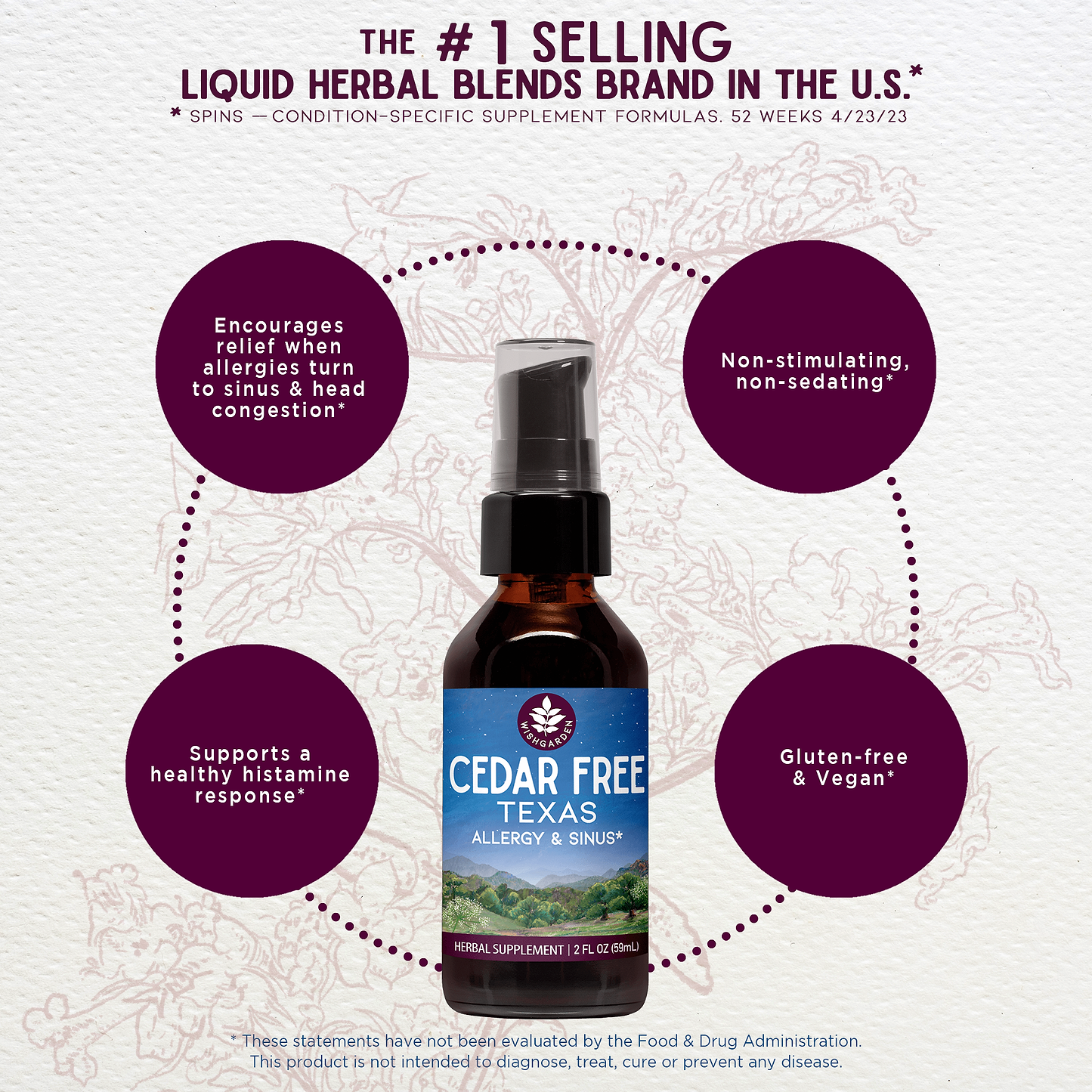 Cedar-Free Texas Allergy & Sinus Benefits