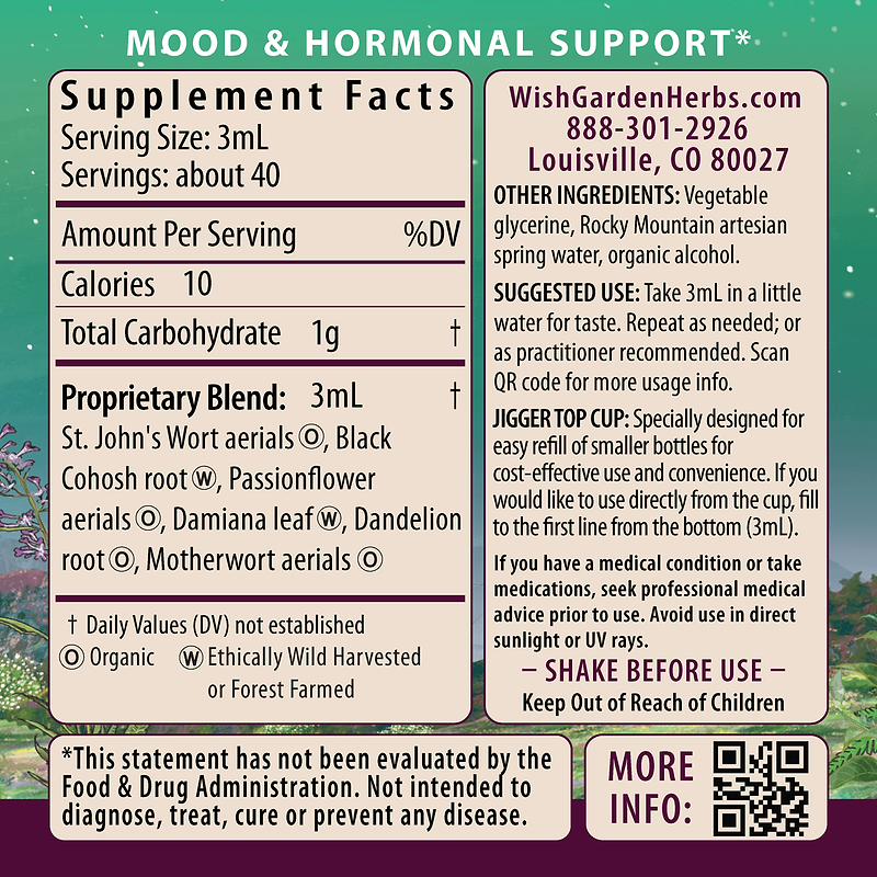 Postpartum Emotional Baby Blues Ingredients & Supplement Facts