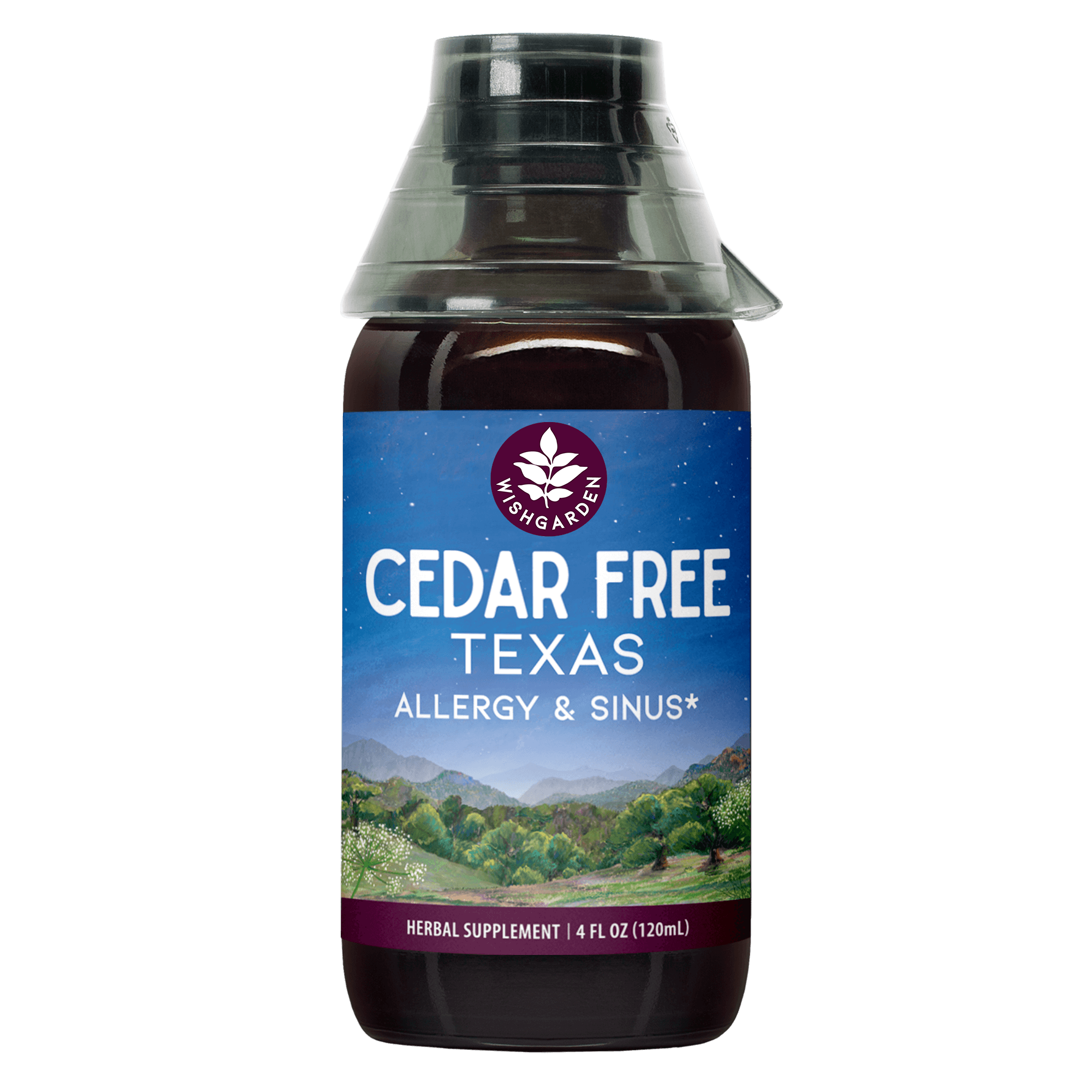Cedar-Free Texas Allergy & Sinus 4oz Jigger