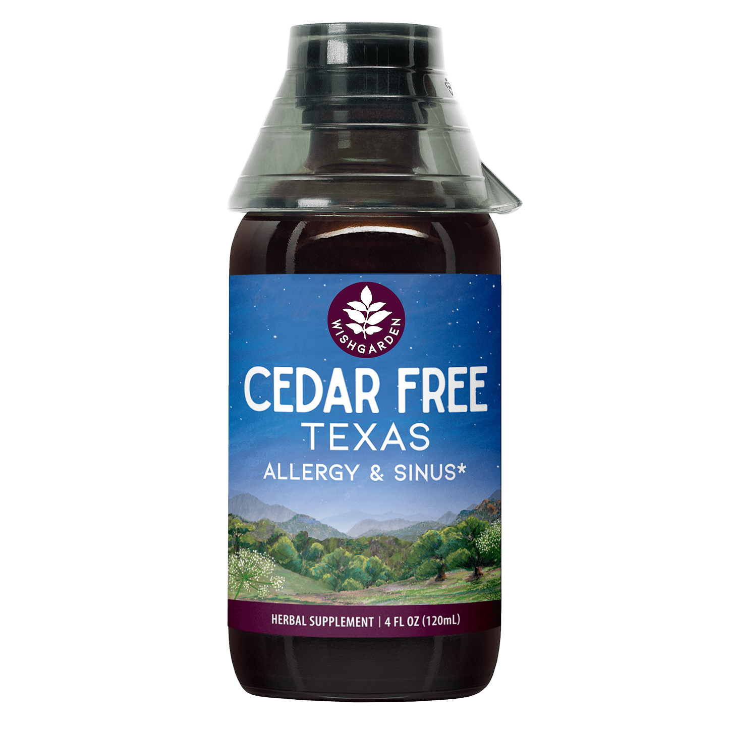 Cedar-Free Texas Allergy & Sinus 4oz Jigger