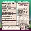 Goat's Rue Lactation Aid Ingredients & Supplement Facts