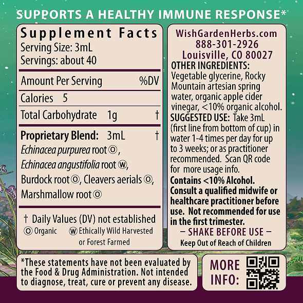 Immune Boost Seasonal Rescue for Pregnancy Ingredients & Supplement Facts