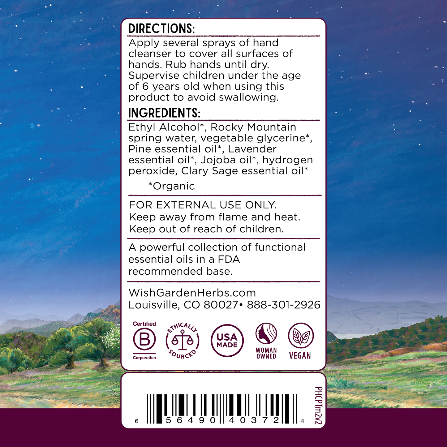 Peaceful Protector, Hand Purifier