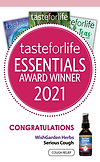 Taste For Life Award WishGarden Serious Cough