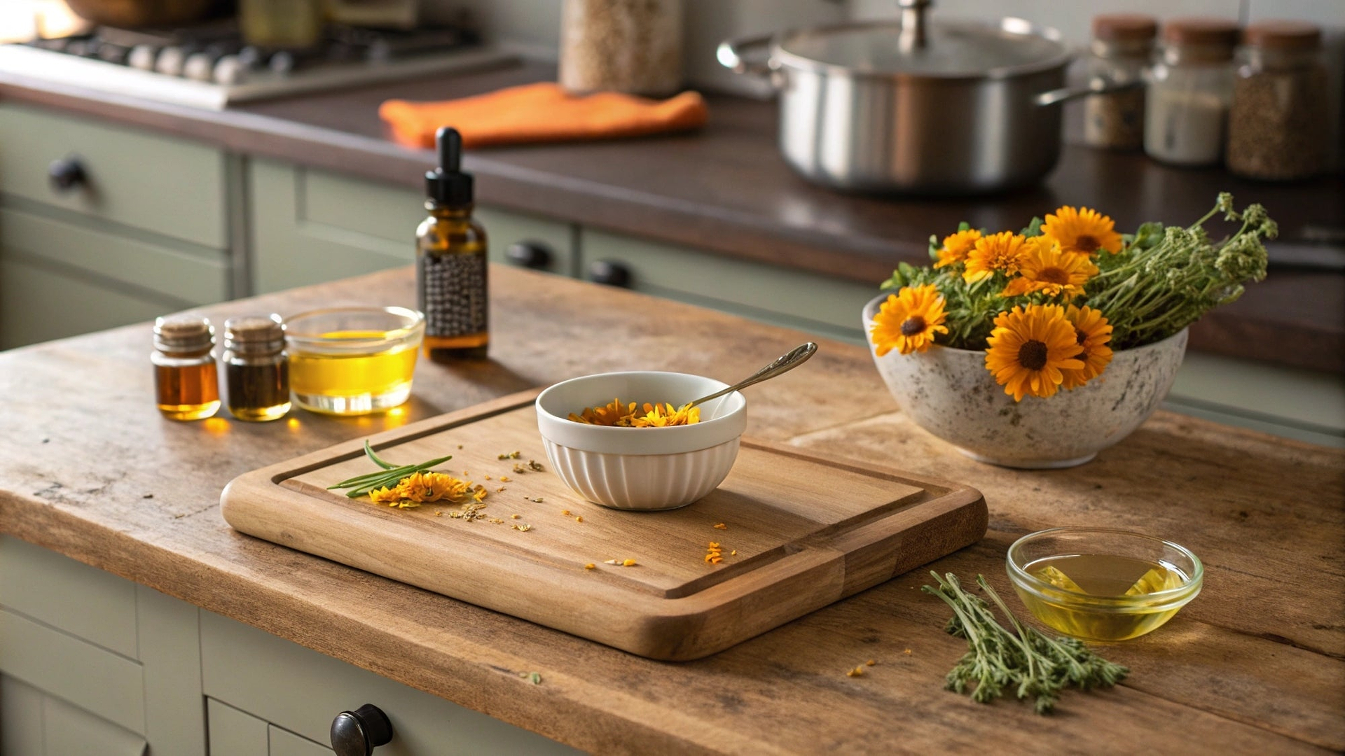 Calendula Infused Oil Recipe