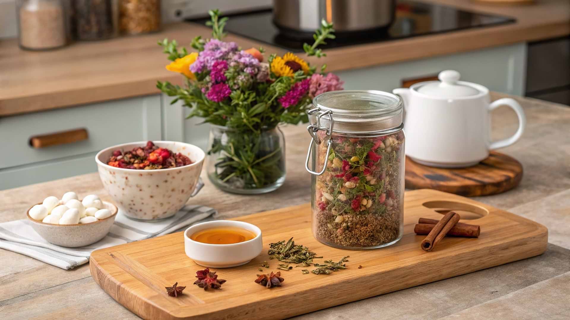 DIY Passionflower Relaxation Blend Tea Recipe
