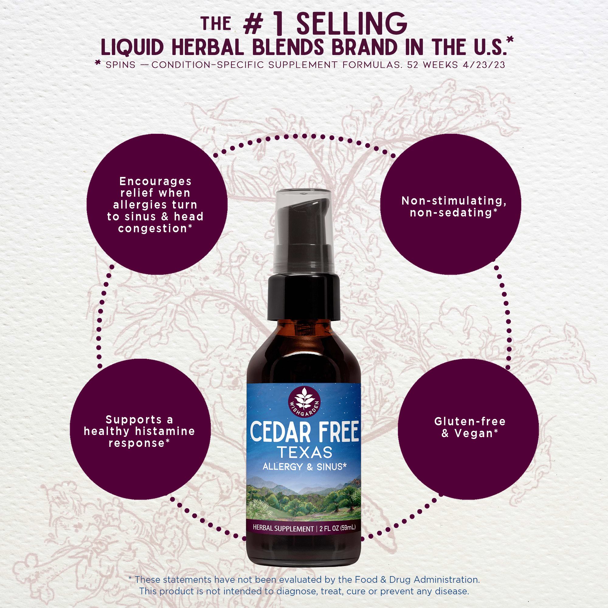 Cedar-Free Texas Allergy & Sinus Benefits