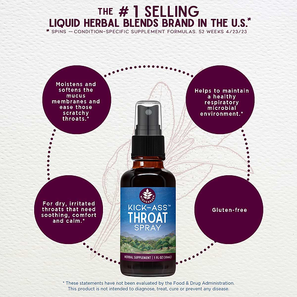 Benefits of Kick-Ass Throat Spray