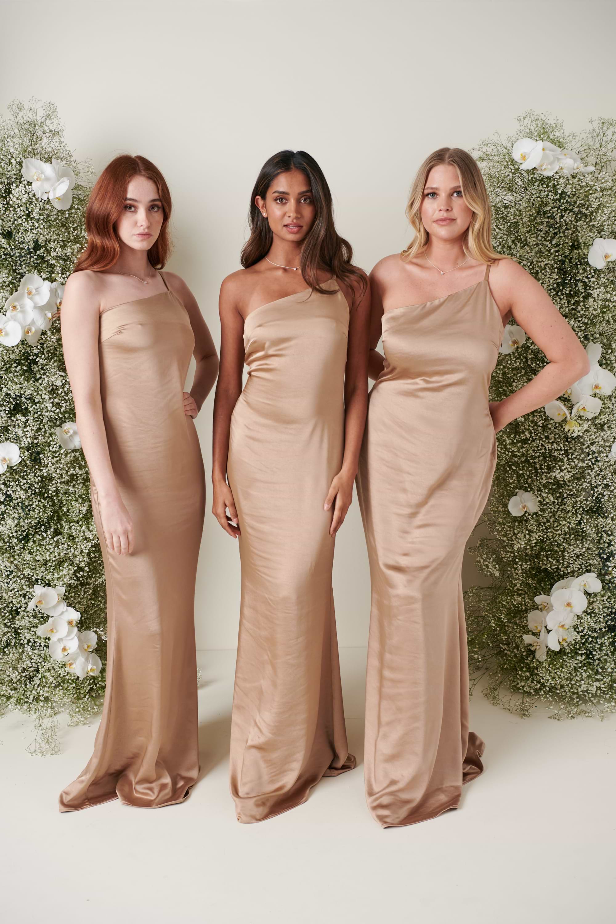 Amelia Maxi Bridesmaid Dress - Matte Mocha