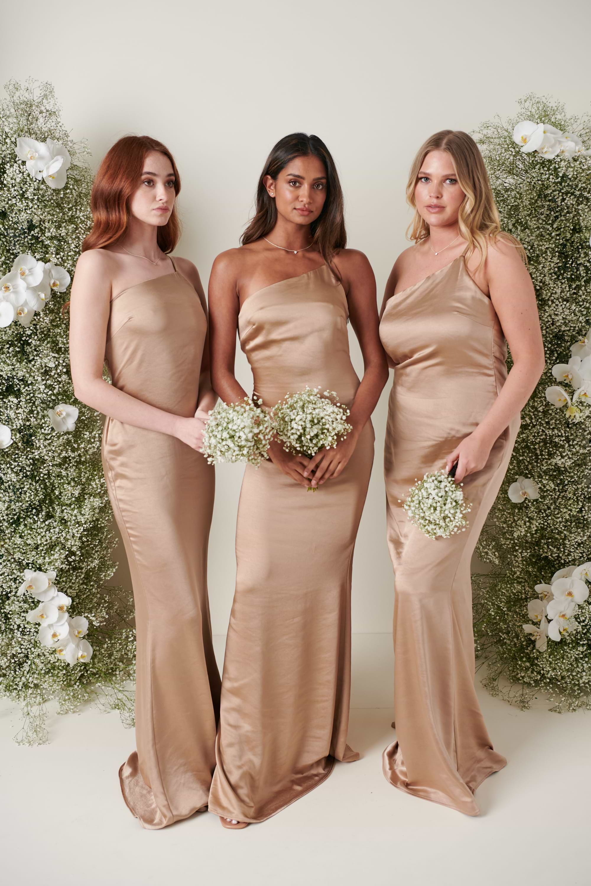 Amelia Maxi Bridesmaid Dress - Matte Mocha