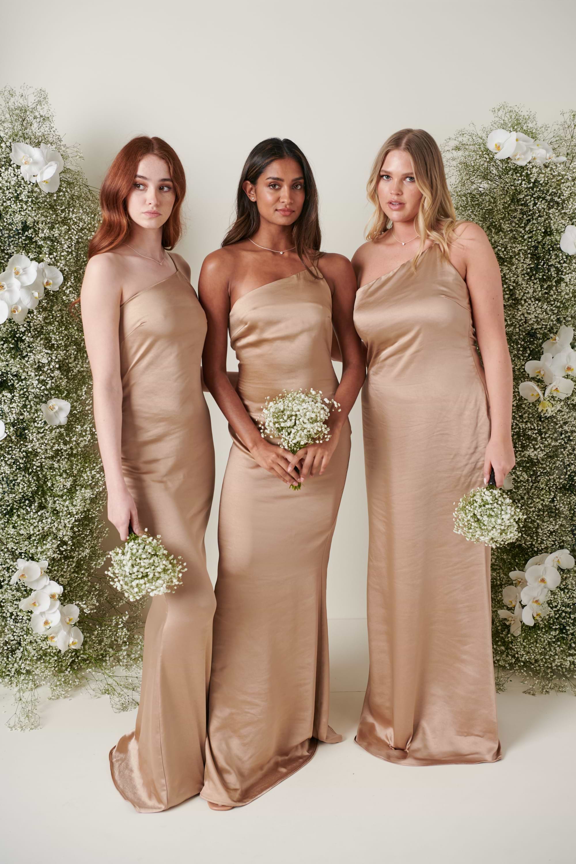Amelia Maxi Bridesmaid Dress - Matte Mocha
