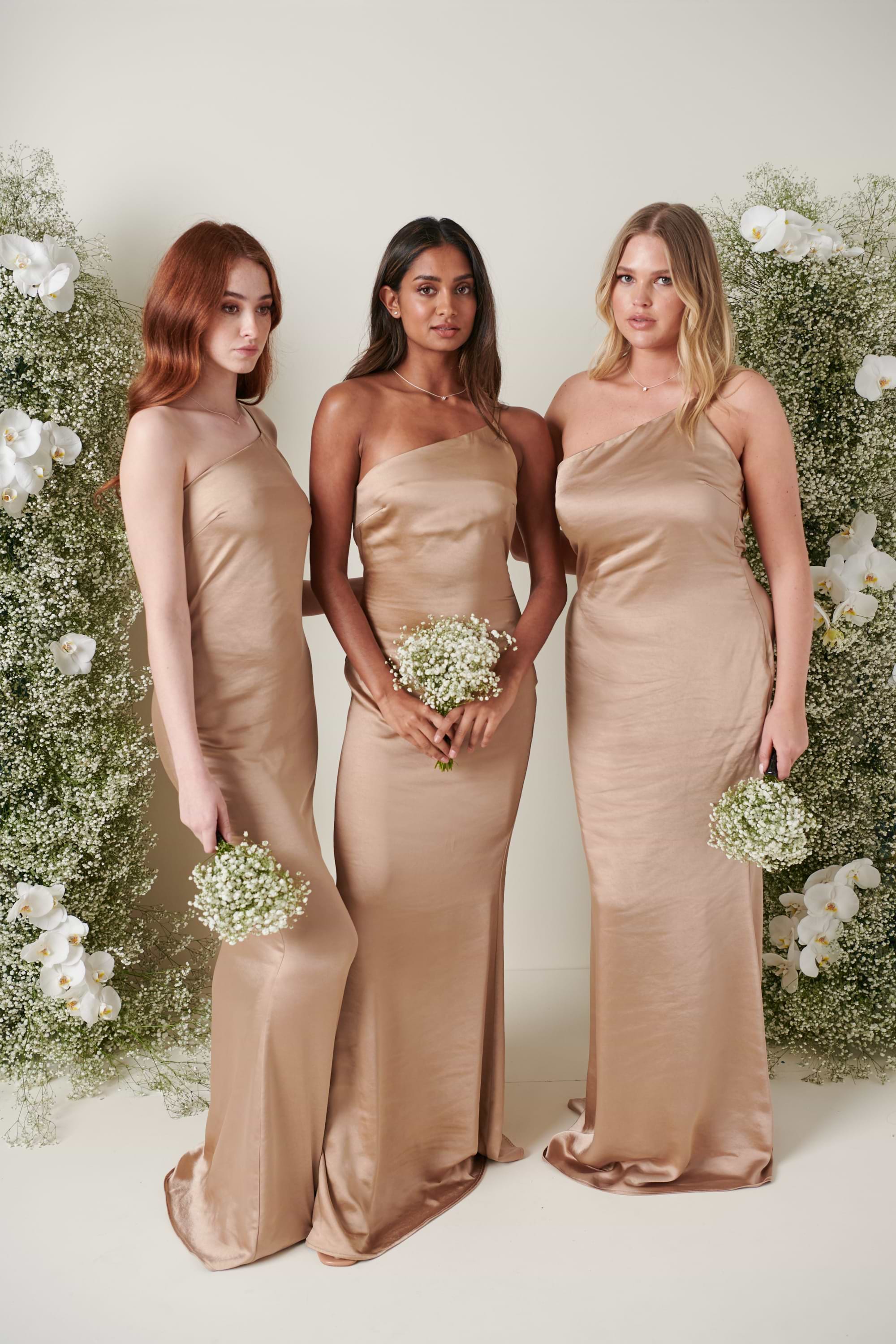 Amelia Maxi Bridesmaid Dress - Matte Mocha