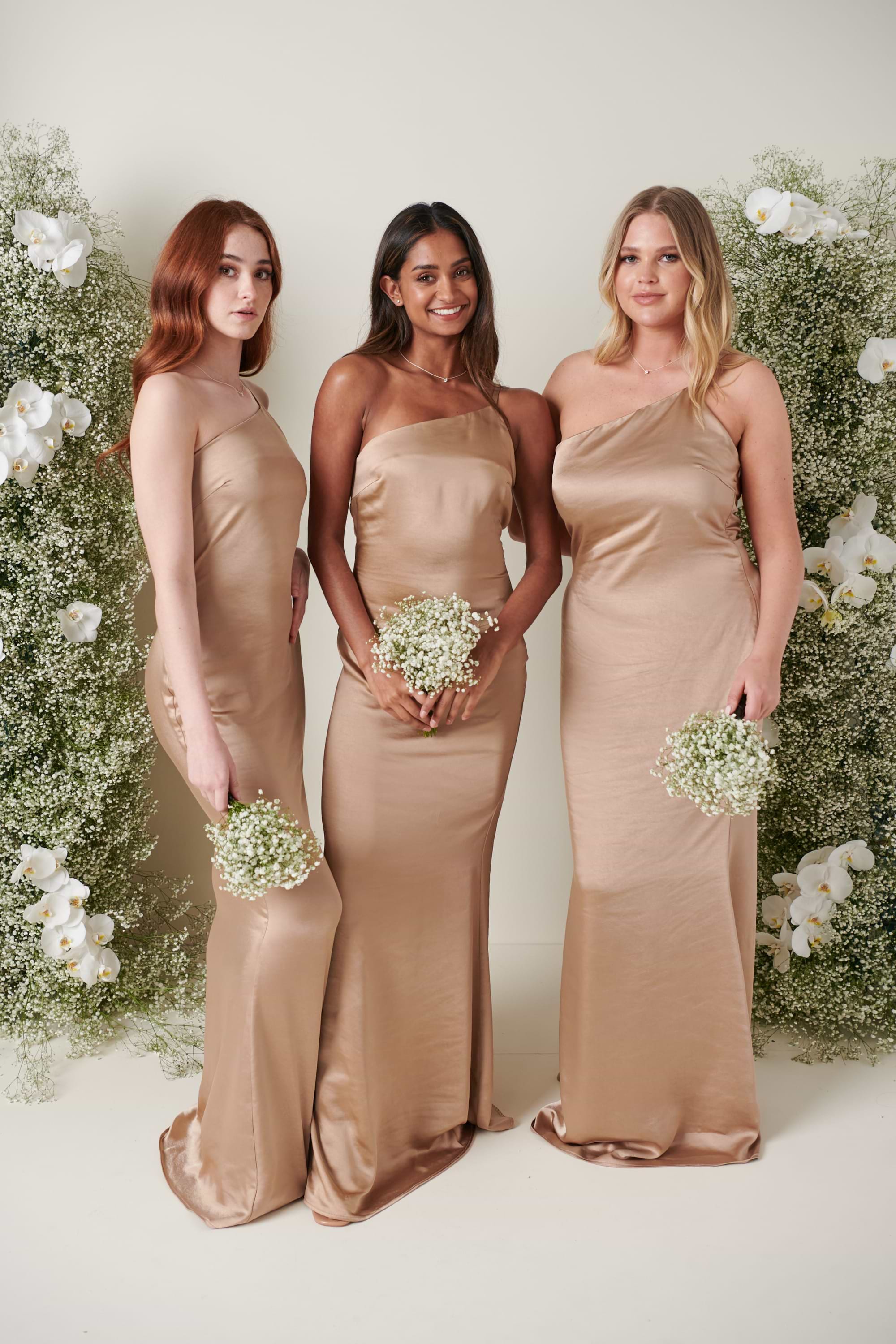 Amelia Maxi Bridesmaid Dress - Matte Mocha