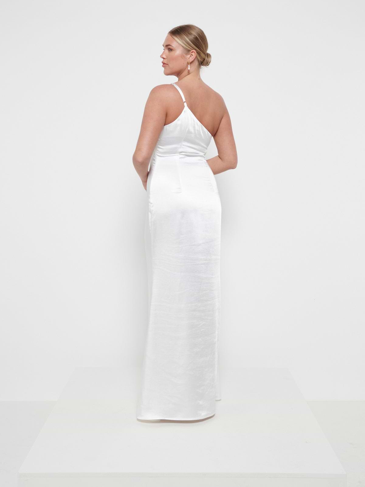 Amelia Maxi Bridesmaid Dress - Matte Ivory