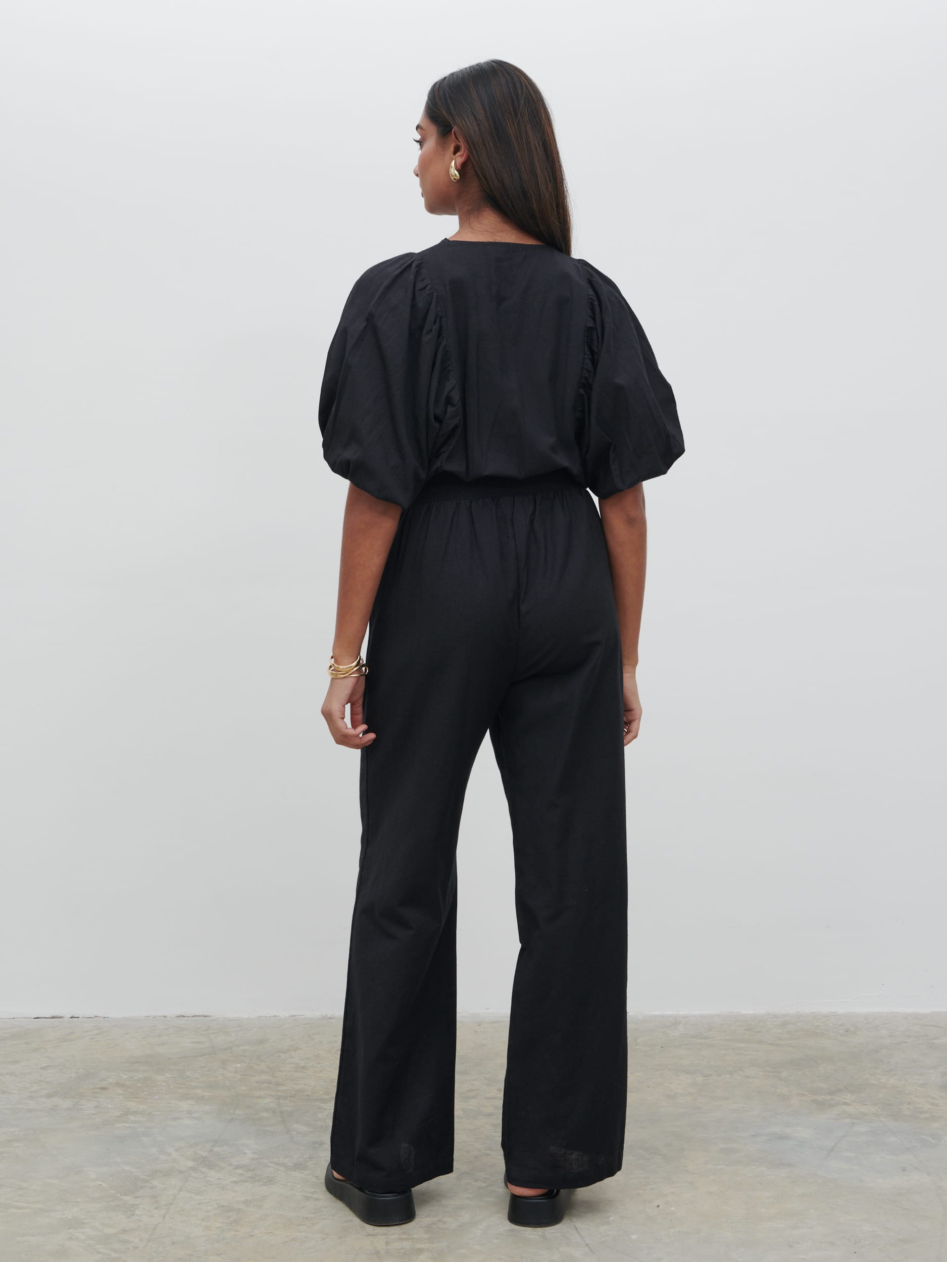 Bailey Cut Out Jumpsuit - Black