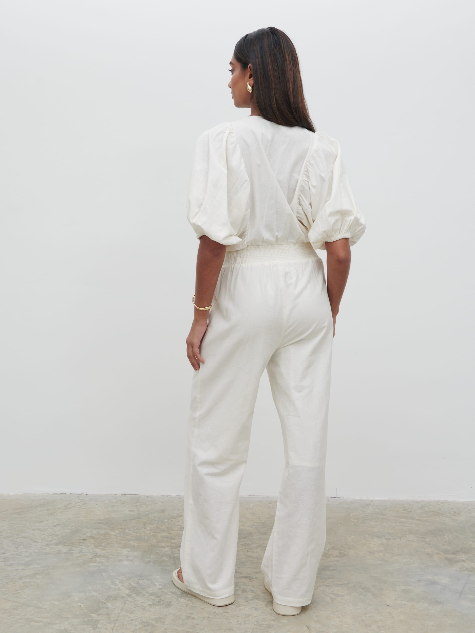 Bailey Cut Out Jumpsuit - Oatmeal