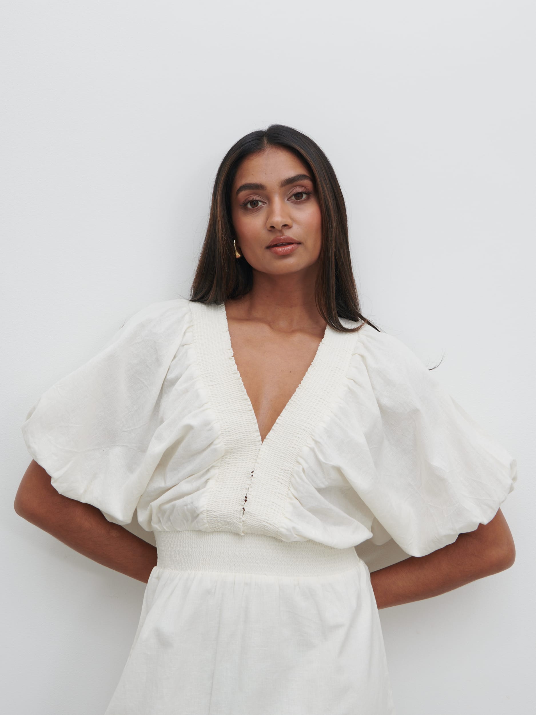 Bailey Mini Dress - White