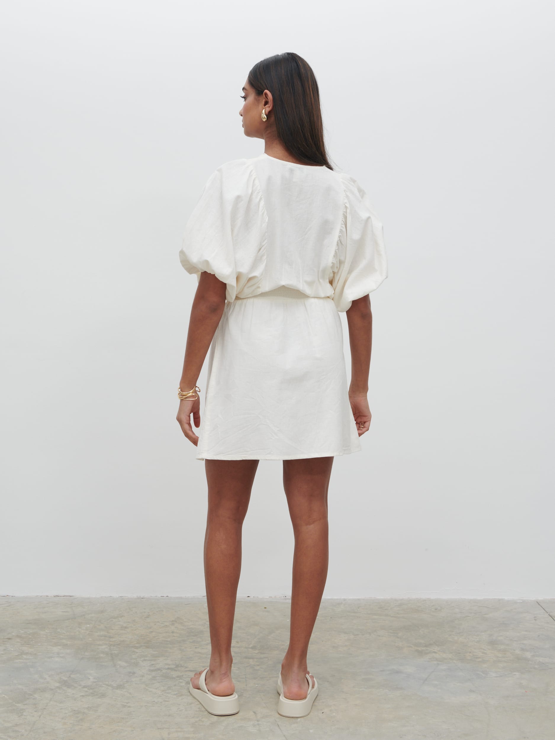 Bailey Mini Dress - White